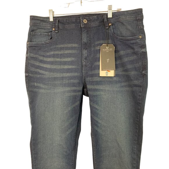 The Perfect Jean NYC Slim Thick 40X30 Knight-DK Blue Mens Denim Comfort 7808 - Picture 7 of 8